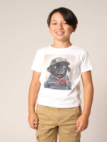 Deeluxe Shirt 'Pepere' in Wit: voorkant