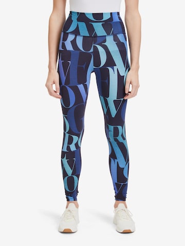 Skinny Leggings Betty Barclay en bleu : devant