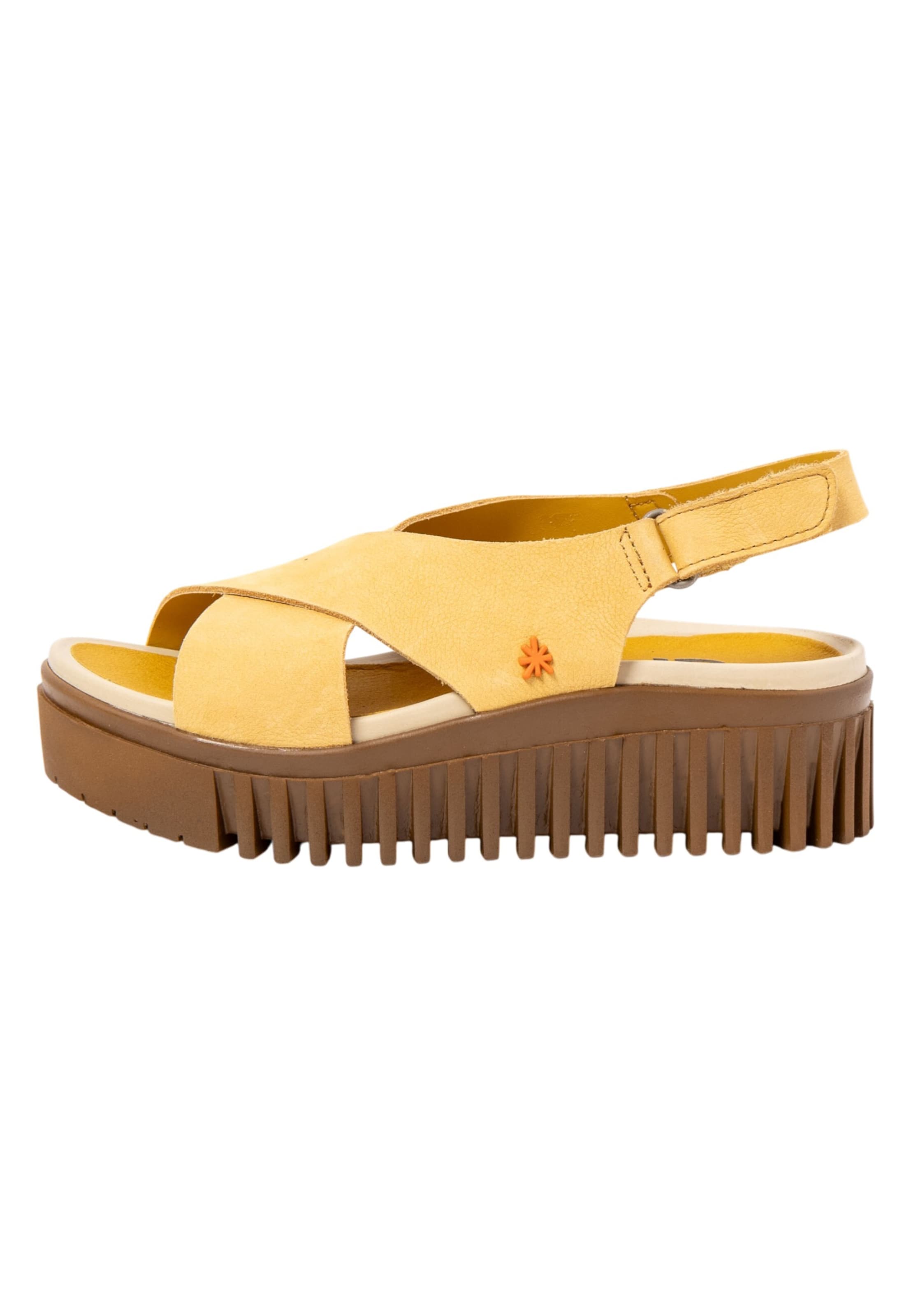 Sandales ART en jaune : devant