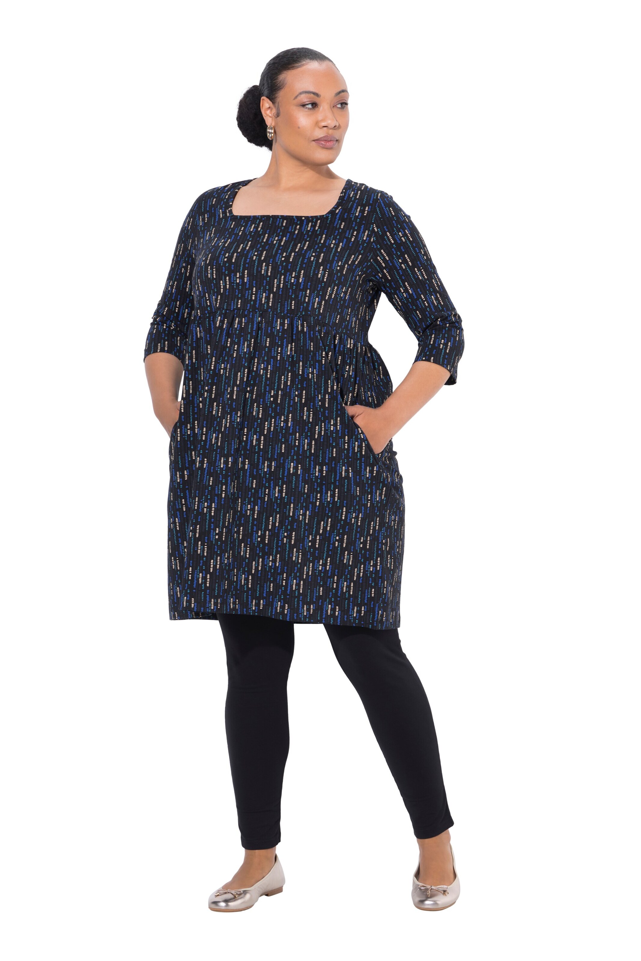 Ulla Popken Shirt in Black: front