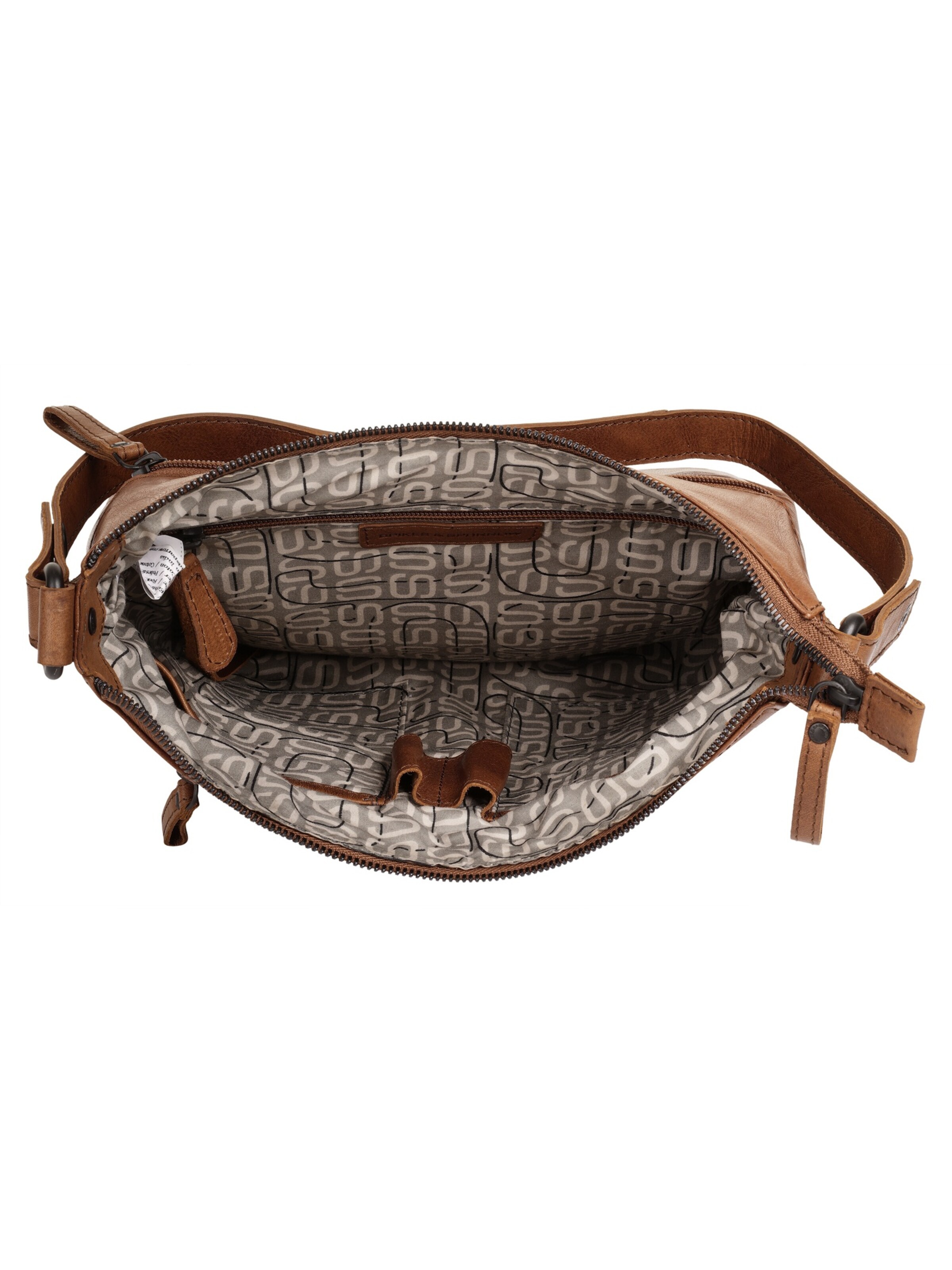 Spikes & Sparrow Schoudertas 'SHOULDER BAG' in Bruin