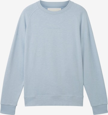 TOM TAILOR - Sweatshirt em azul: frente