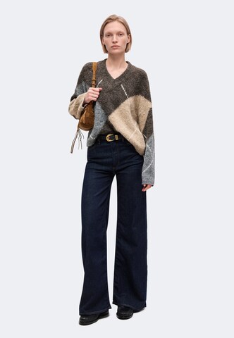 Pull-over 'Floralin' Herrlicher en marron