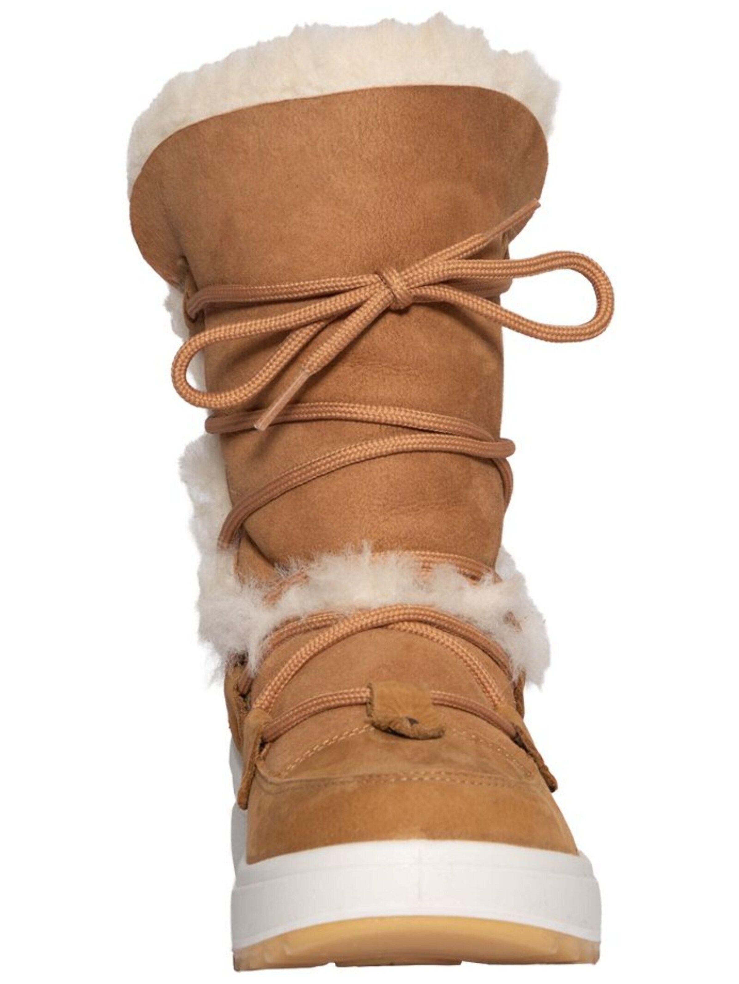 SKOGAN Snow boots in Beige: front