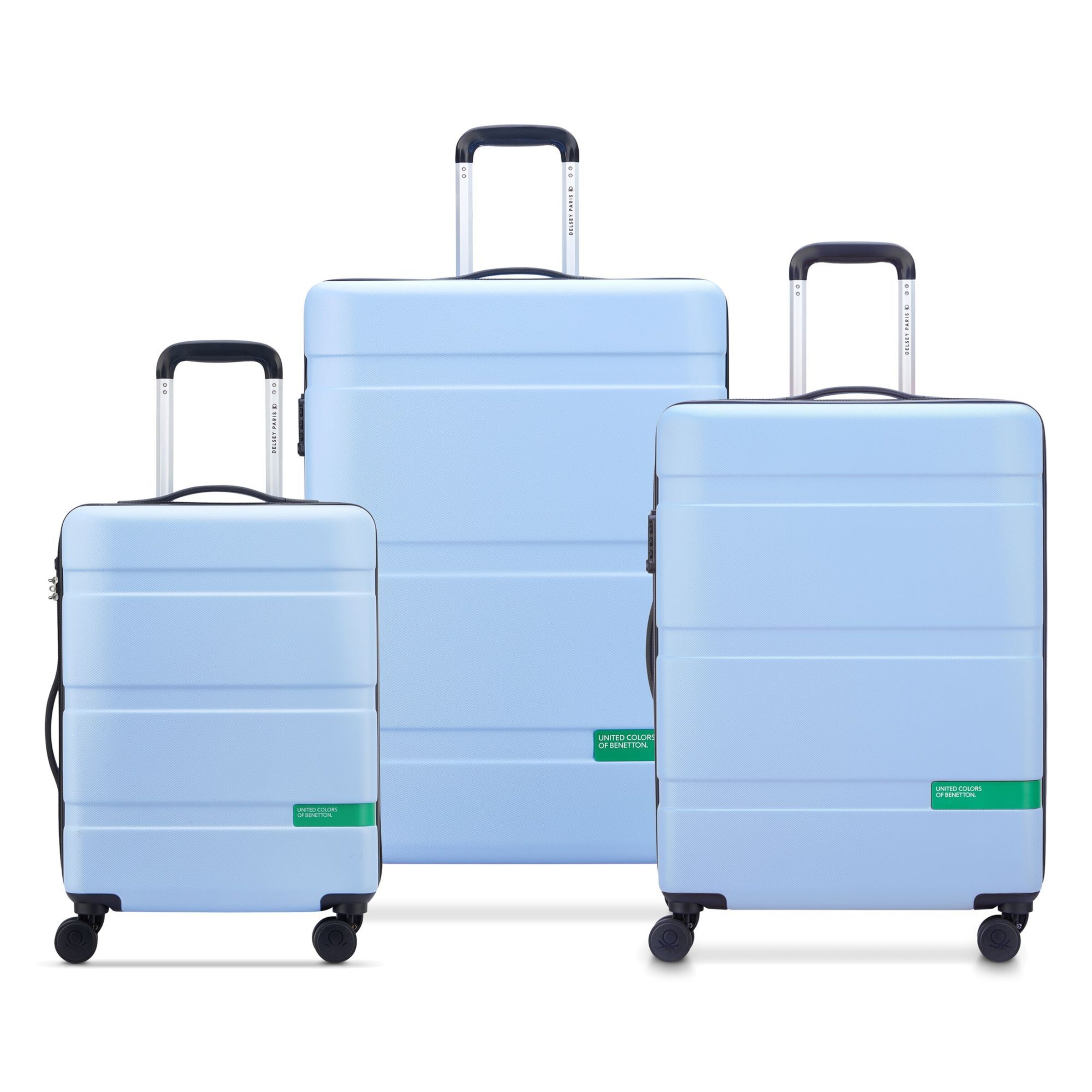 Delsey Paris Suitcase Set in Blue: front