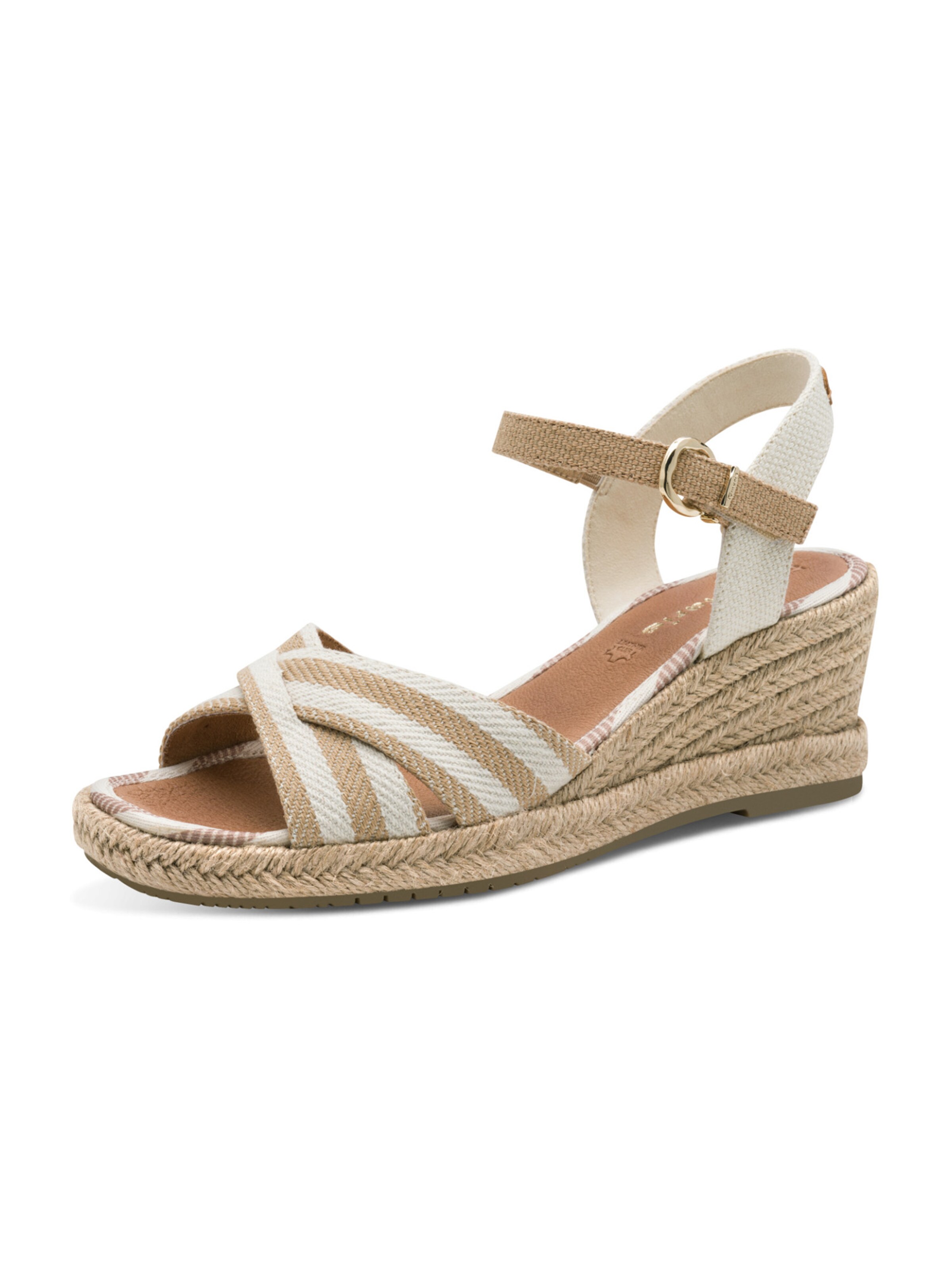 Sandales Tamaris en marron : devant