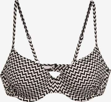 PROTEST Bikini top 'MM RADIANT CCUP' in White: front