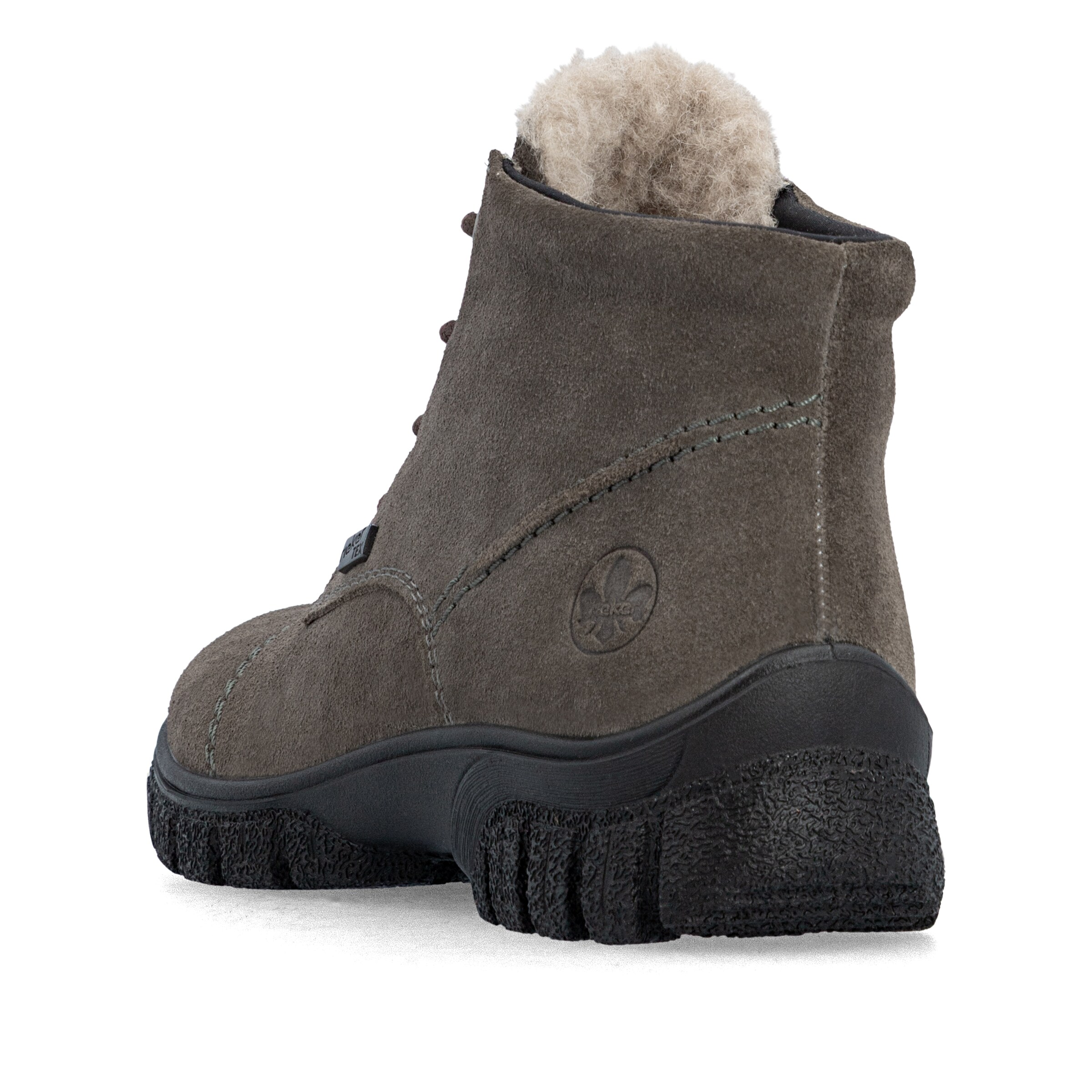 Bottines à lacets Rieker en gris