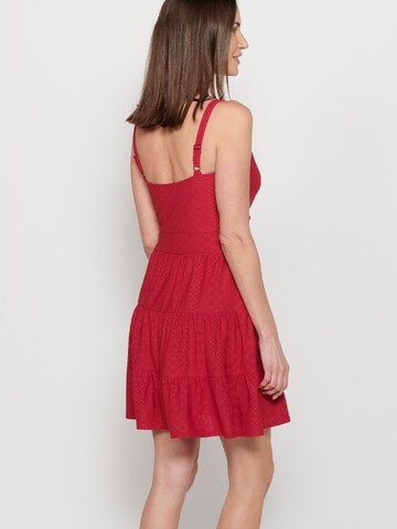 Robe d’été KOROSHI en rouge