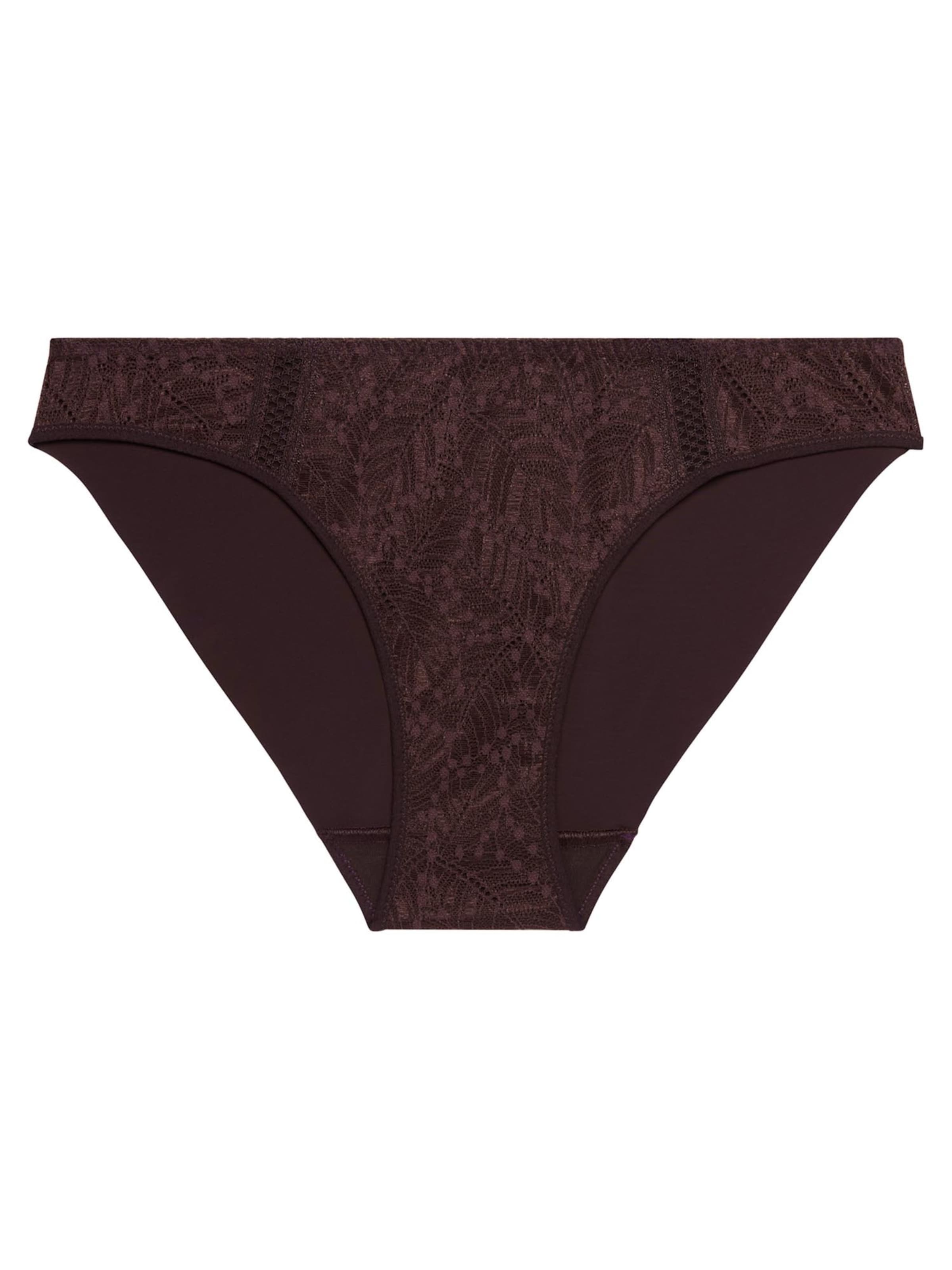 Simone Perele Panty 'Comete' in Brown: front