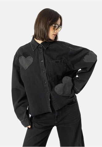 Elias Rumelis Bluse 'Beba' in Schwarz: Vorderseite