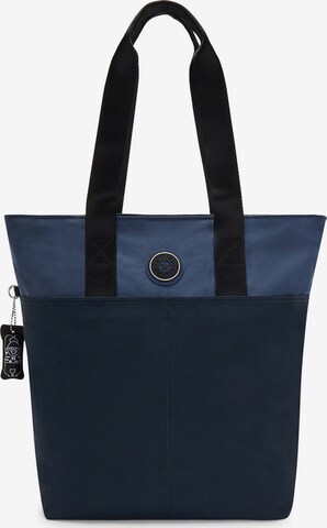 KIPLING Nákupní taška 'Hanifa Met' – modrá: přední strana
