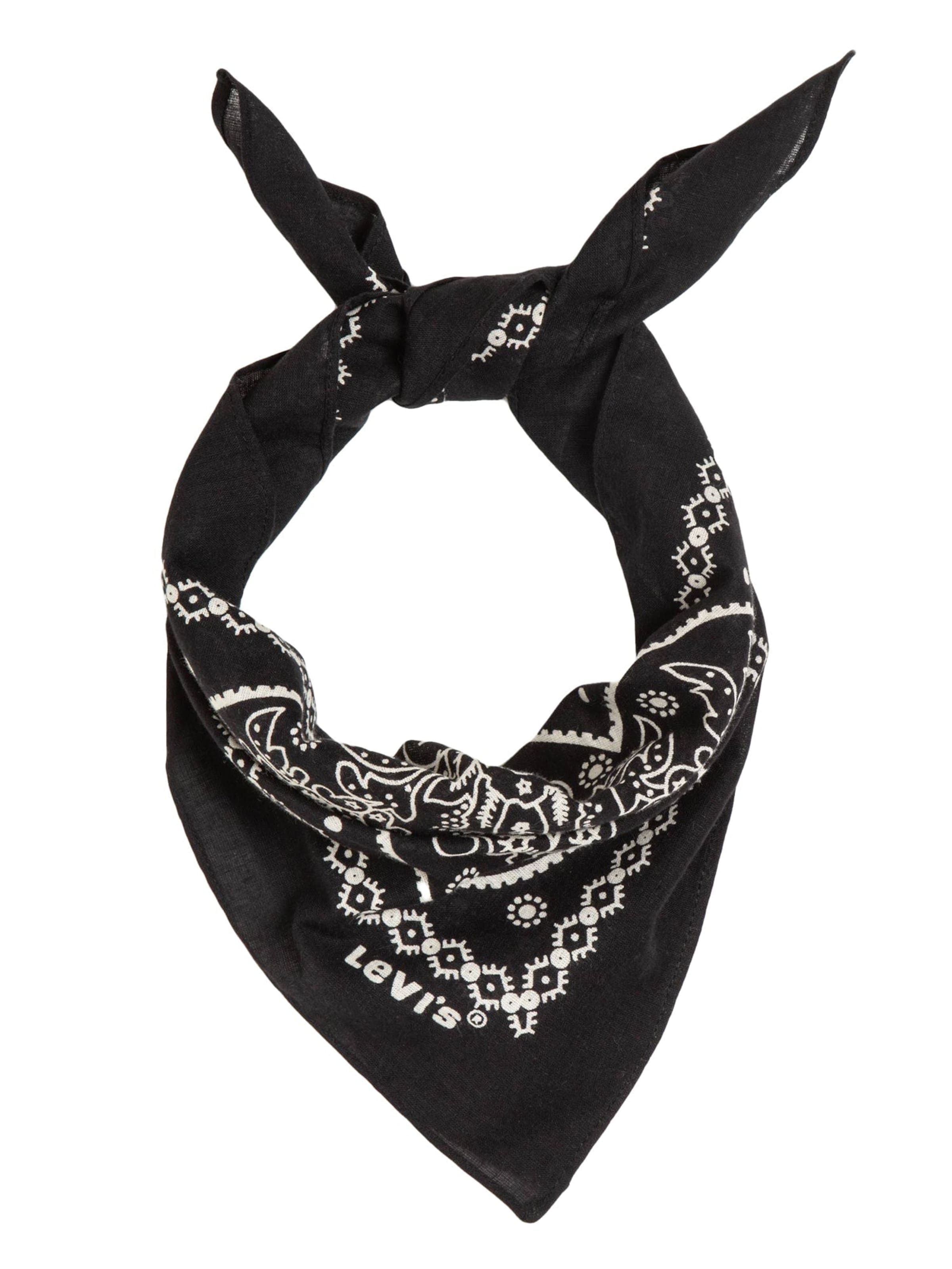 LEVI'S ® Wrap 'PAISLEY BANDANA CAVIAR BLACK' in Black