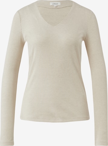 Pull-over s.Oliver en beige : devant