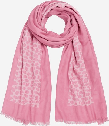 COLLEZIONE ALESSANDRO Schal 'Leos Traum' in Pink: Vorderseite