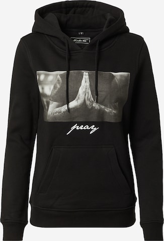 Mister Tee Sweatshirt 'Pray' in Zwart: voorkant