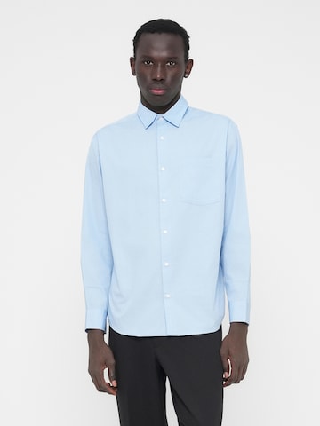 JACK & JONES Comfort Fit Businesspaita 'JJCOLE' värissä sininen: etupuoli