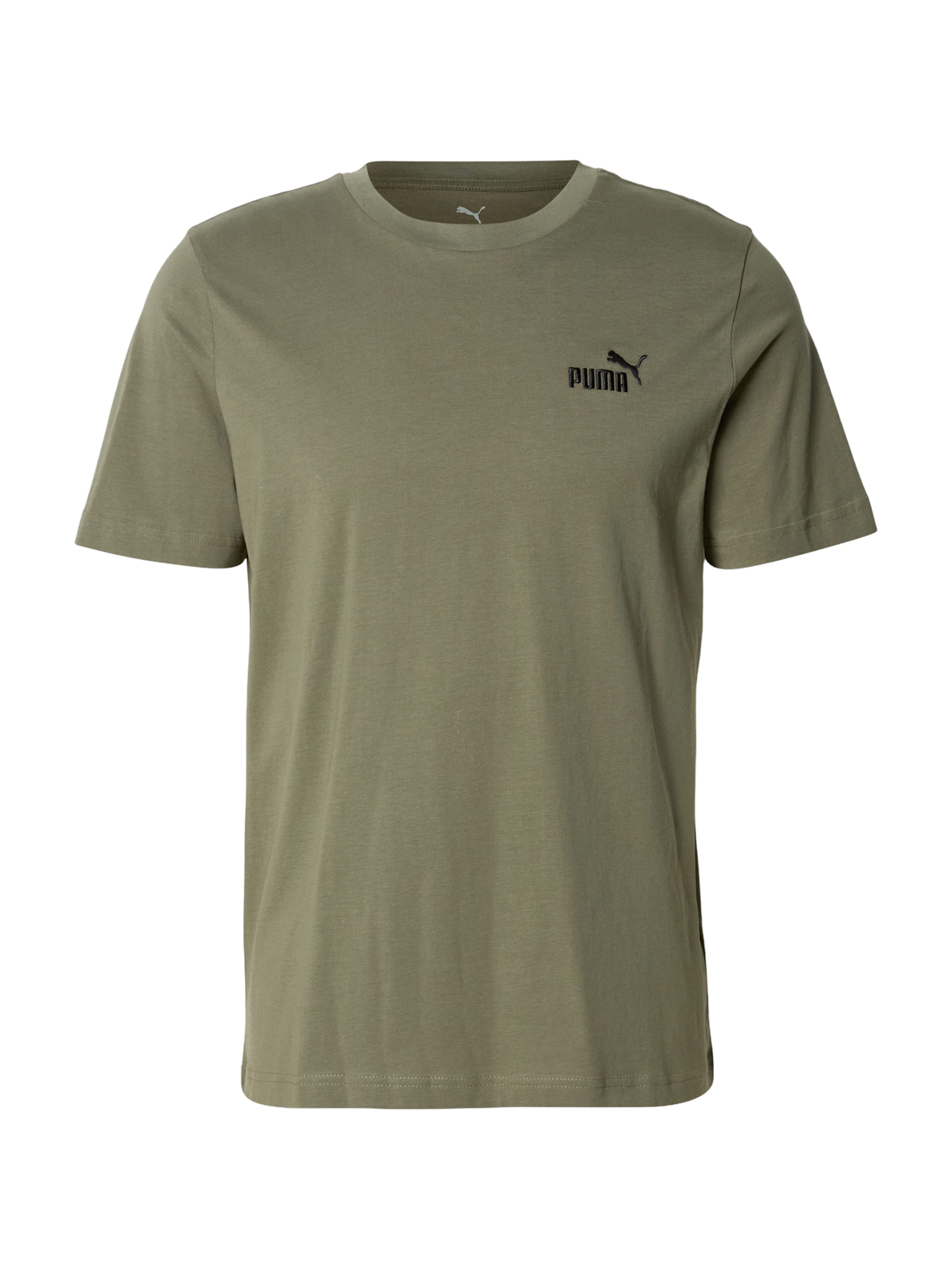 PUMA Performance Shirt 'Essentials No.1' in Green: front