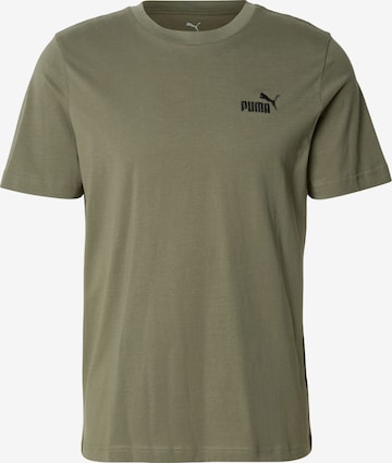 PUMA Performance Shirt 'Essentials No.1' in Green: front