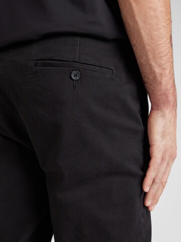 TOPMAN Slimfit Hose in Schwarz