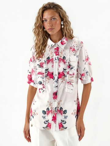 Camicia da donna di MSN Collection in bianco: frontale