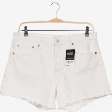 AGOLDE Shorts in L in White: front