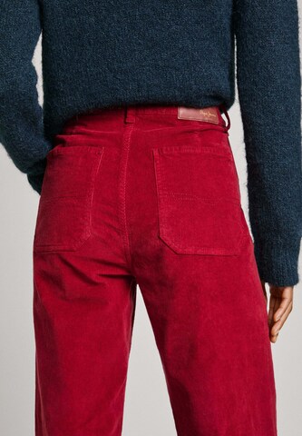 Pepe Jeans Flared Broek ' CELIA ' in Rood
