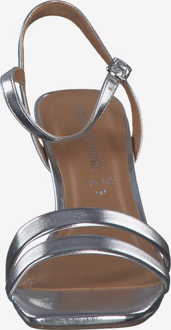 Idana Strap Sandals in Silver