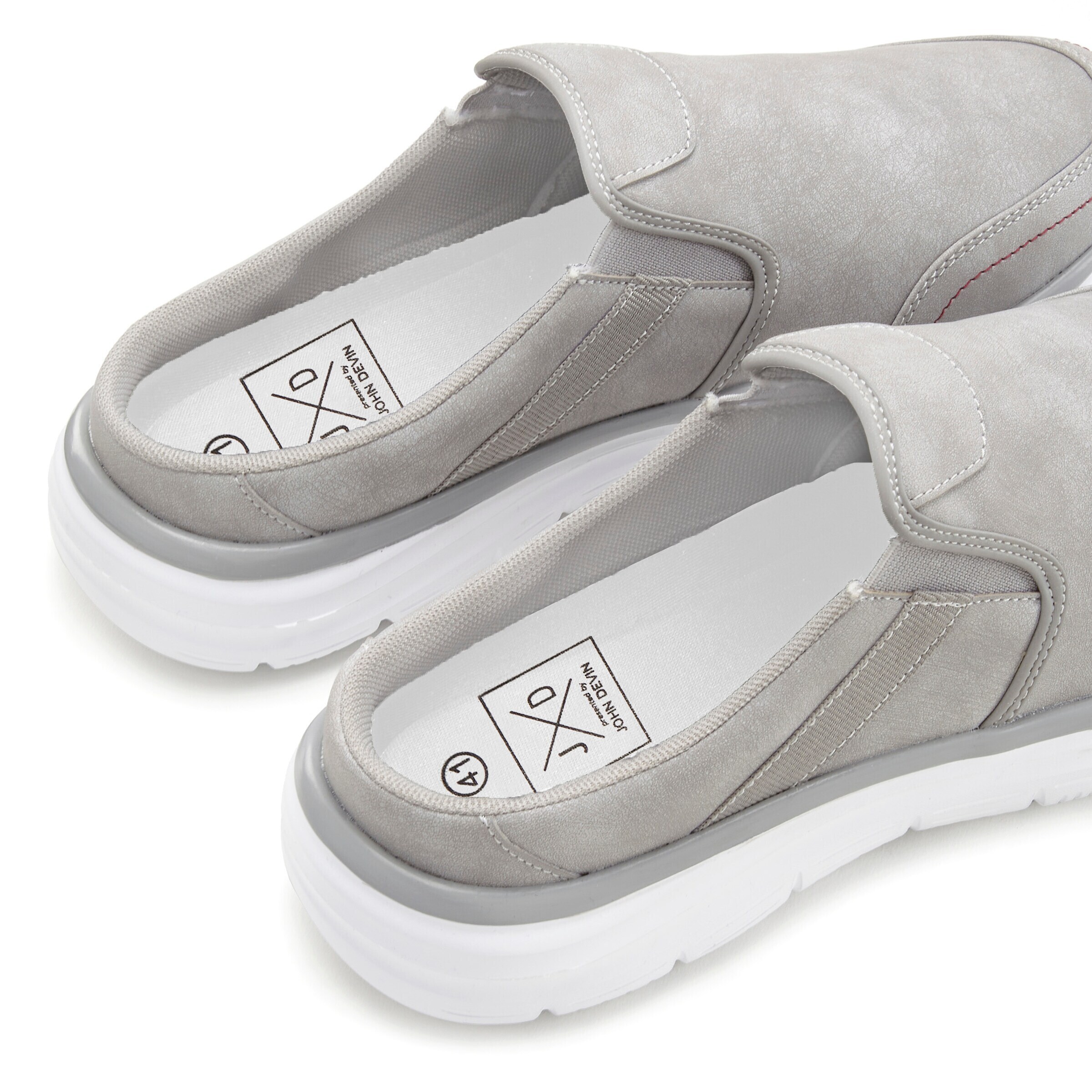 JOHN DEVIN Slipper in Grau