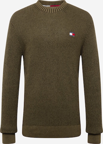 Tommy Jeans Pullover in Grün: predná strana