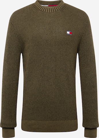 Tommy Jeans Sweater in Green: front