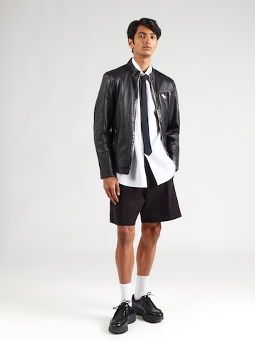 HUGO Широки крачоли Панталон 'Dimac' в черно