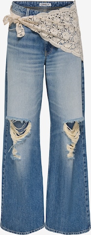 ONLY Wide Leg Farkut 'ONLCarrie' värissä sininen: etupuoli