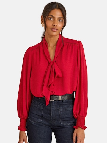 love & roses Bluse in Rot: Vorderseite