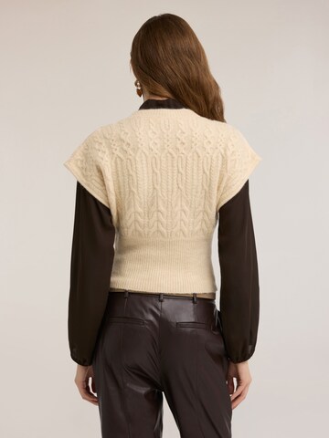 MOTIVI - Jersey en beige