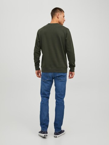 JACK & JONES Mikina 'Stamp' - Zelená