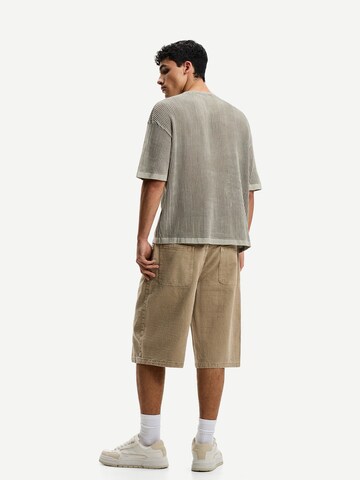 Bershka Shirt in Grey