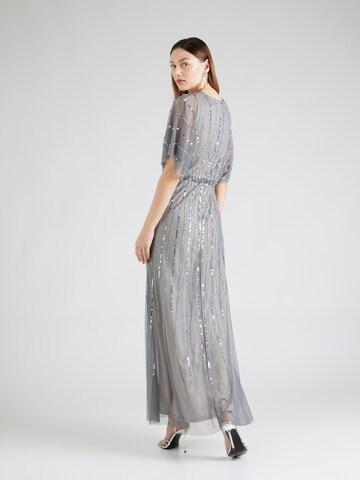 Papell Studio Evening Dress in Grey