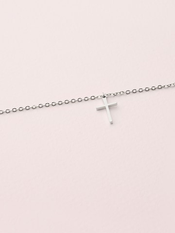 day berlin Necklace 'Cross fine' in Silver