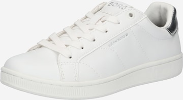 BJÖRN BORG Platform trainers in White: front