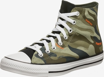 CONVERSE High-Top Sneakers 'Chuck Taylor' in Green: front