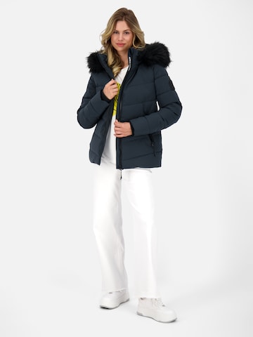 Alife and Kickin Winterjas 'Adela' in Blauw