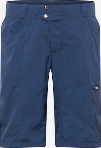 VAUDE Normální Sportovní kalhoty 'Tamaro' – modrá: přední strana