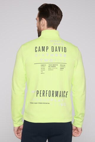 CAMP DAVID Sweatjacke in Grün