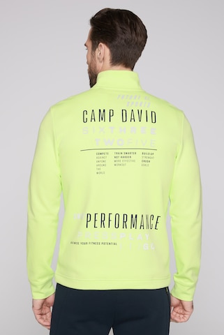 CAMP DAVID Zip-Up Hoodie in Green
