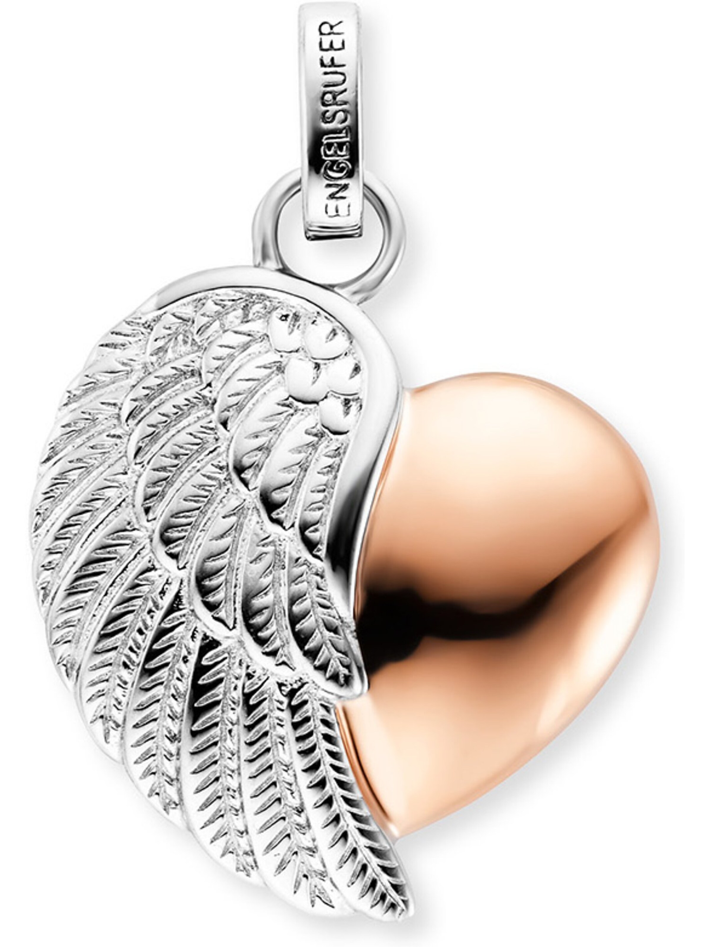 Engelsrufer Anhänger in Silber: Vorderseite
