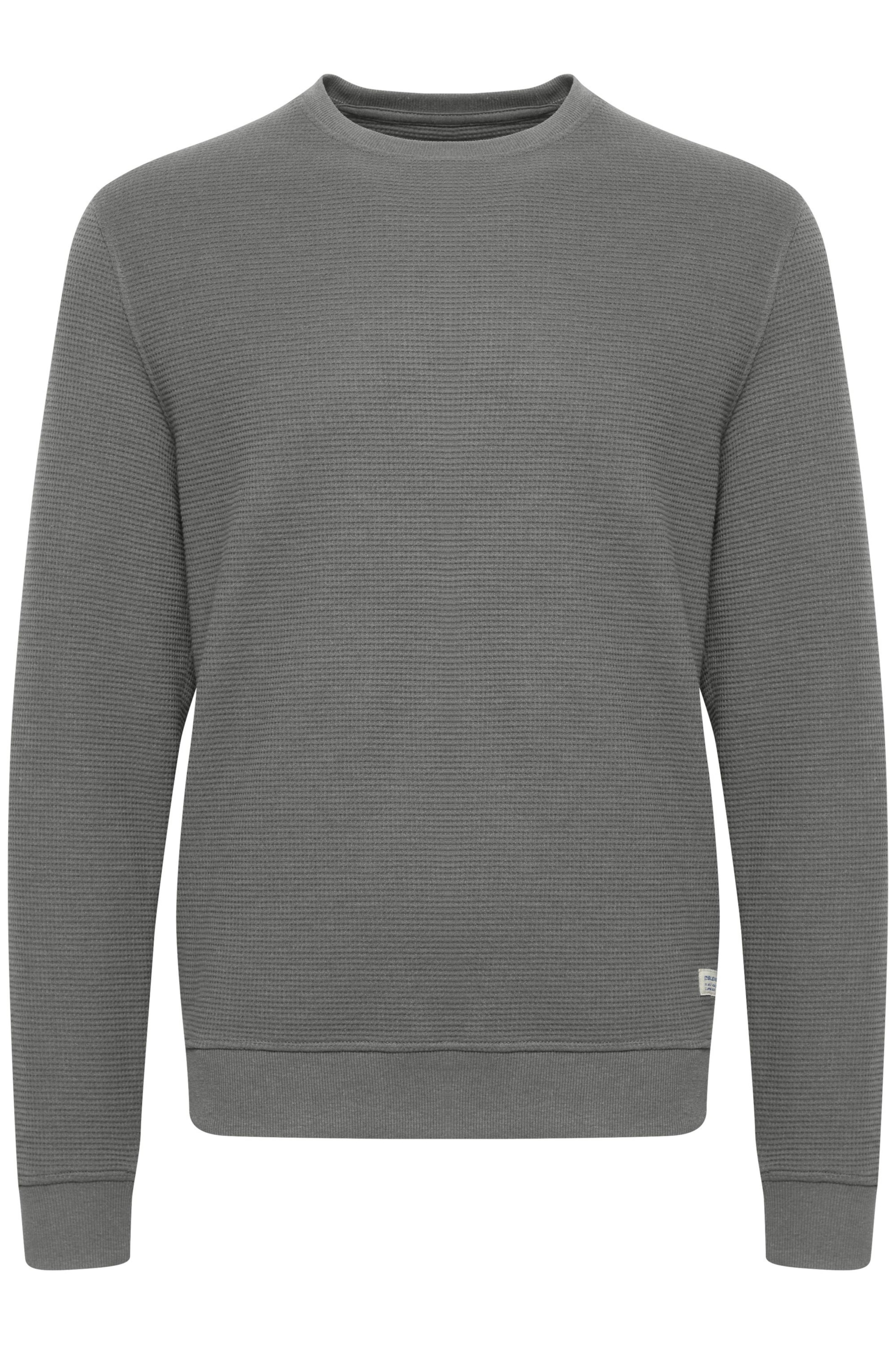 Sweat-shirt 'Christo' BLEND en gris : devant