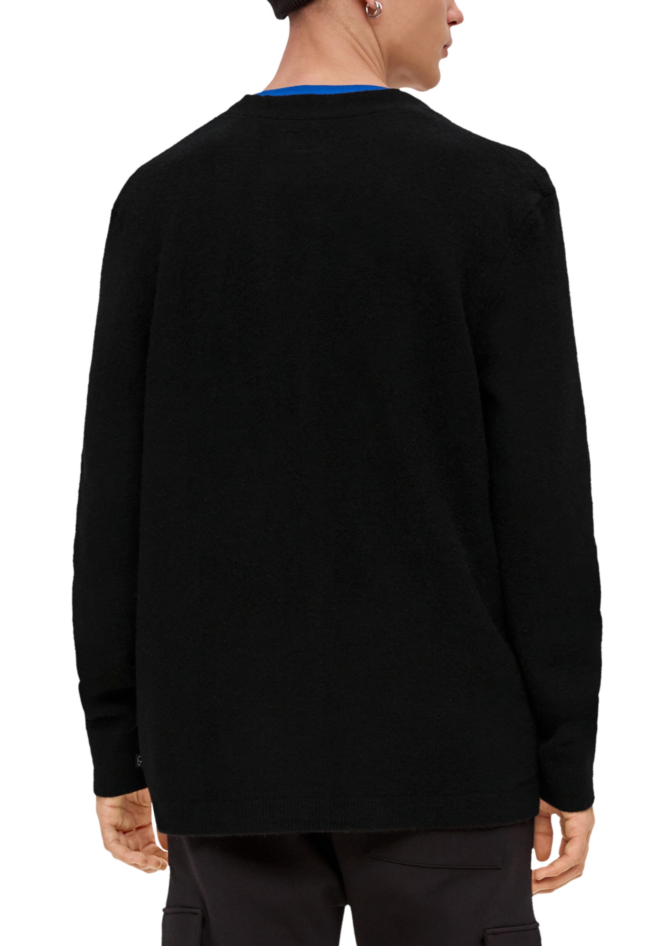 QS Knit Cardigan in Black