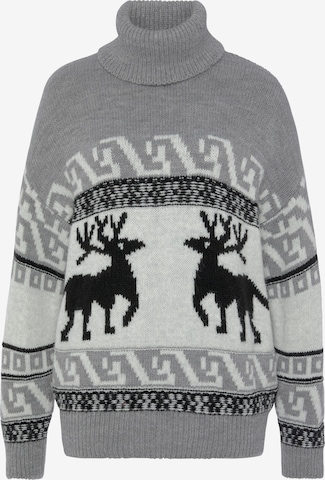 VIVANCE Sweater in Grey: front