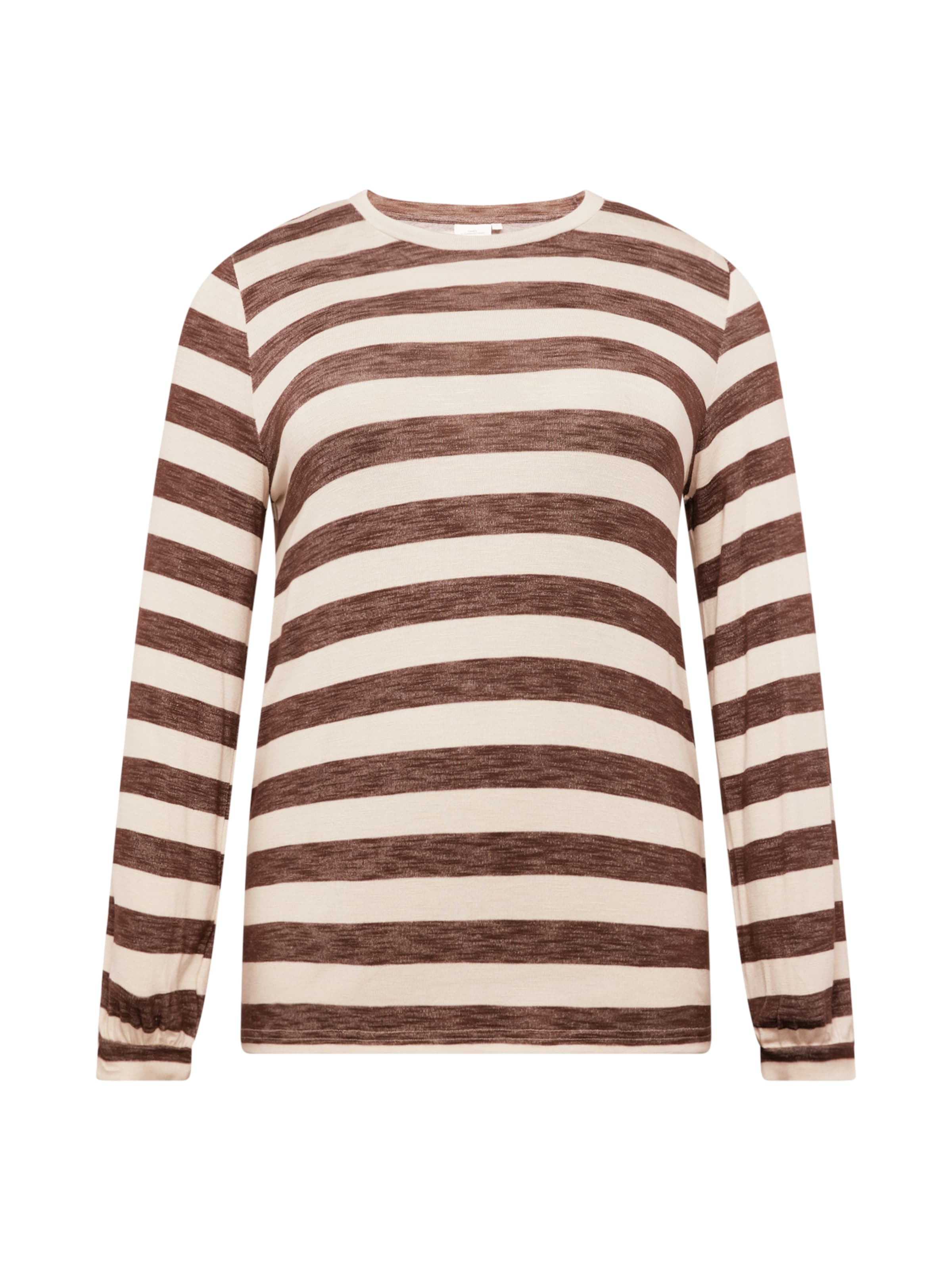 ONLY Carmakoma Тениска 'LIRA' в кафяво: отпред